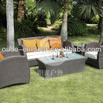 PE rattan large outdoor sofa furniture set YG-S231 S232 T233