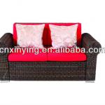 PE rattan love seats sofa furniture s-07