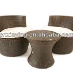 PE rattan patio egg sofa set garden sofa xy-06