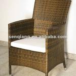 PE Rattan Wicker Garden Furniture Outdoor metal dining chairs SUN-chairs