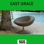 PE SGS Outdoor patio fashion all seasons Bar Rattan Furniture Chair TZY-BZ-08