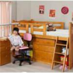 pin wooden bunk children bed BD112A