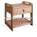 pine wood nightstand SP-B004