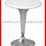 Plastic/ABS chromed metal modern bar table QH-601 QH-601