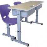 plastic adjustable student desk and chair SQ-S855