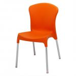 Plastic Chair STELLA with aluminum legs 101020086