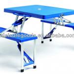 Plastic cheap camping set picnic table HF9919-B