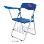 plastic folding chair with tablet school furniture ZT-195