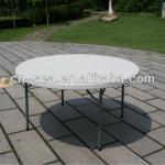 plastic folding table/5fr 150cm round table/outdoor banquet cartering/for event 8 people HY-Y152