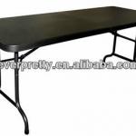 Plastic folding table,foldable table black,rectangle folding cart table SF-28T