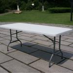 plastic folding table/hot sale item/for picnic camping foldable/6ft 183cm regular table HY-C183