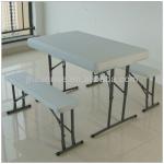 Plastic folding Table with benchs Plastic folding Table with benchs