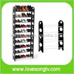 Plastic homemade shoe rack with cover LS0167A