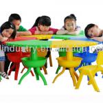 Plastic kids table and chair set 01-02