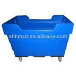 plastic laundry basket trolley HM-401