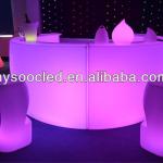 plastic led cube seats/led bar chair HS-ST-E-RF