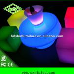 Plastic round table/led light up table for party/event/house HDS-T142