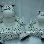 plush animal cow child sofa chair