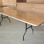 plywood ALU edge banquet folding table round table with USA leg OH-RCT-1384