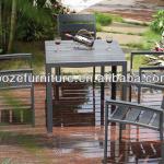 Plywood dining furniture table chair aluminum outdoor --Huijie Furniture BZ-P055 BZ-P054