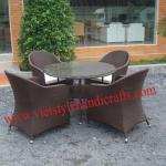 Poly rattan coffee set VSH-CM01