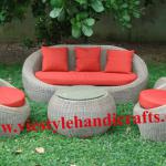 Poly rattan sofa set VSH-PF548-551