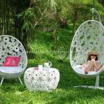 poly rattan swing chair PRSW-027