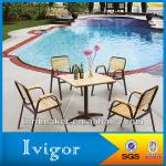 Poly wood table and chairs furniture designs ZP-8009 ZP-8009