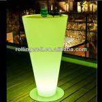 Polyethylene illuminated bar interactive led table led furniture