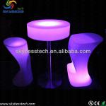 polythylene material led bar table/led glow bar table SK-LF21-60*60*110cm