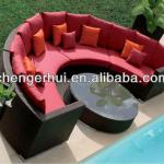 Popular outdoor rattan furniture with UV-resistant (DH-9609) DH-9609