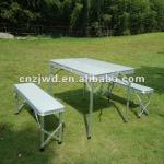 portable folding aluminiumn camping table and stool set WD9921