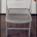 portable gray folding banquet chair XB-F002