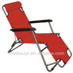 promotional folding steel deck chair A909003