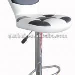 PU chromed metal modern bar chair QH-148 QH-148