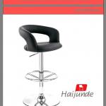 PU foam metal chrome adjustable mix colour breakfast stools HY-168