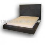 PU leather bed frame made in China leather bed 07