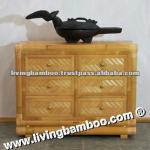 PUEBLO 6 DRAWERS BAMBOO CABINET CA-043