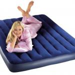 PVC double flocked air bed PTS814002