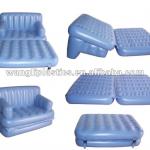 pvc inflatable air sofa bed 5 in 1 WD02-159