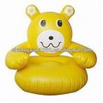 PVC inflatable toys ,inflatable animal sofa.children air sofa 100*50 cm