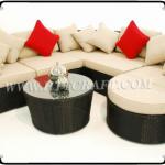 Pvc rattan sofa set HTT-KH16