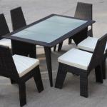 rattan chair and table suit for outdoor furniture &amp; indoor furniture YT-1218