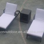 rattan chaise lounge bed WYHS-T141