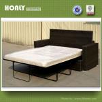 Rattan folding sofa bed HLWSS097