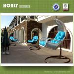 Rattan hanging swing chair HLSW813