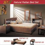 Rattan King size bedroom bench RAP401