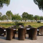 Rattan meeting table set garden furniture outdoor meeting table T-043 set