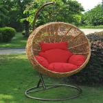 rattan outdoor swing hanging chair H0011