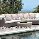 rattan plastic garden sofa furnitures YF3206